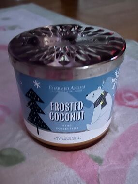 Charmed Aroma Frosted Coconut Ring Collection Candle
